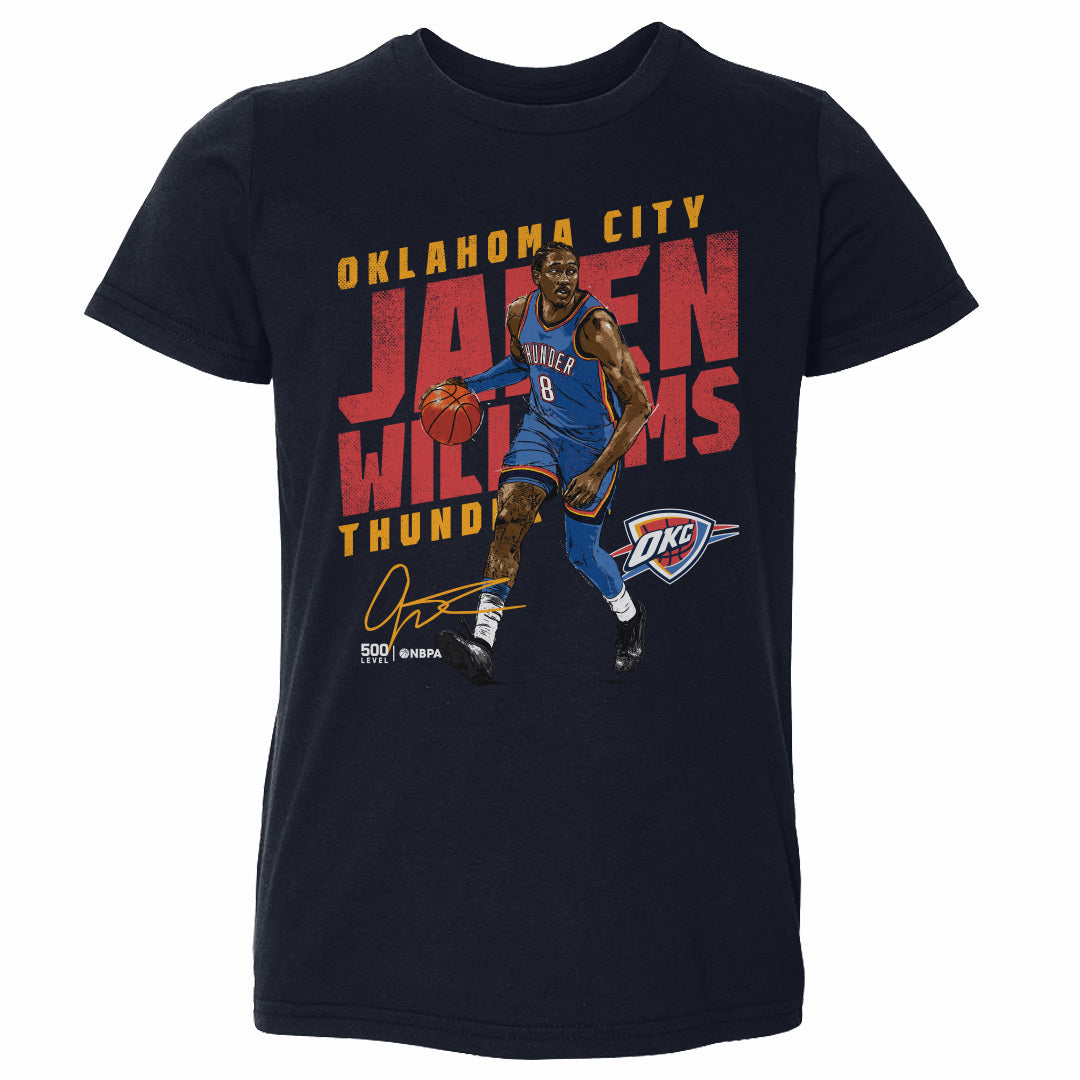Jalen Williams Oklahoma City Thunder Slant WHT product image 1