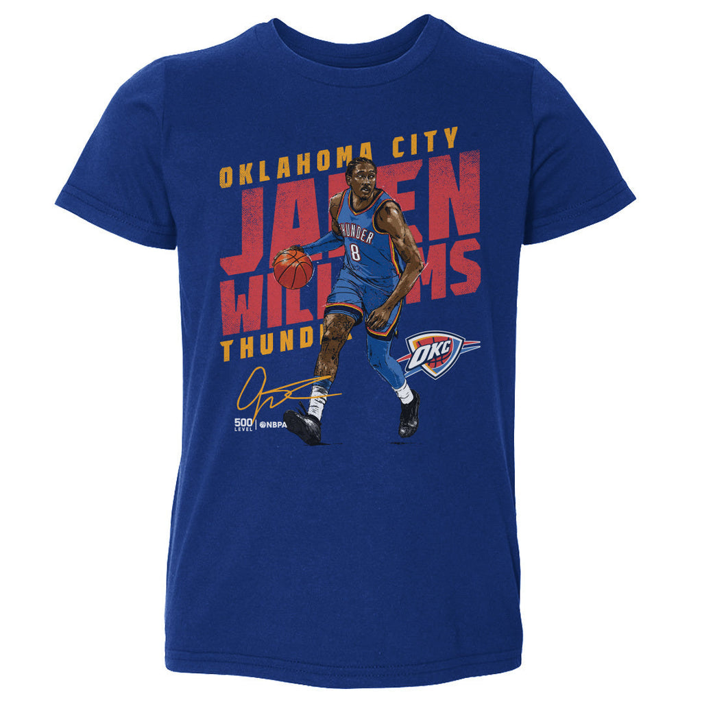 Jalen Williams Oklahoma City Thunder Slant WHT product image 2