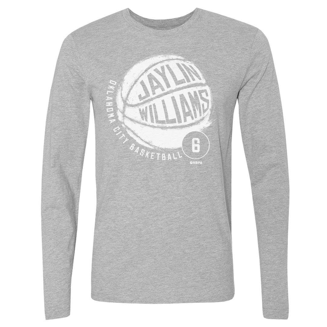 Jaylin Williams Oklahoma City Basketball WHT product image 1