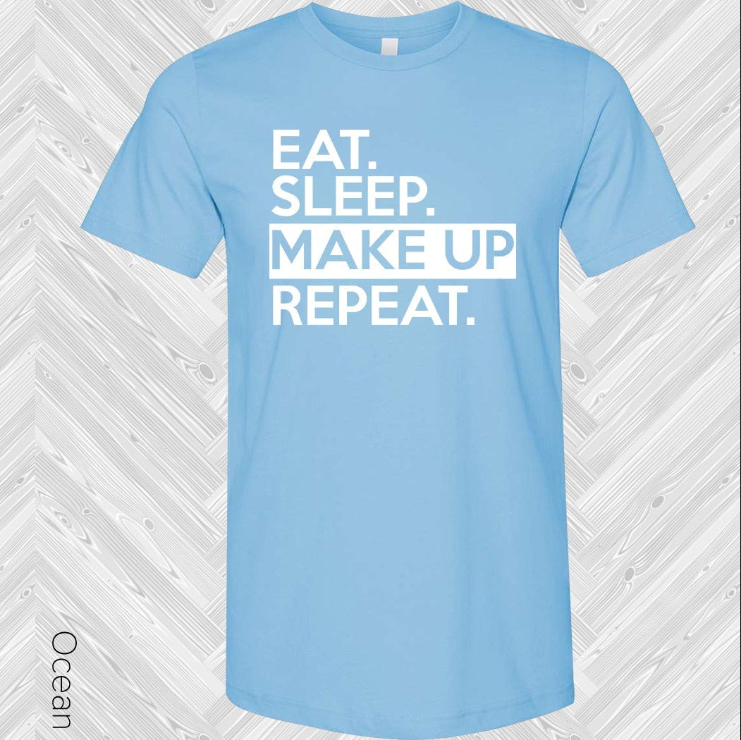 Eat Sleep Makeup Repeat Graphic Tee product image 1
