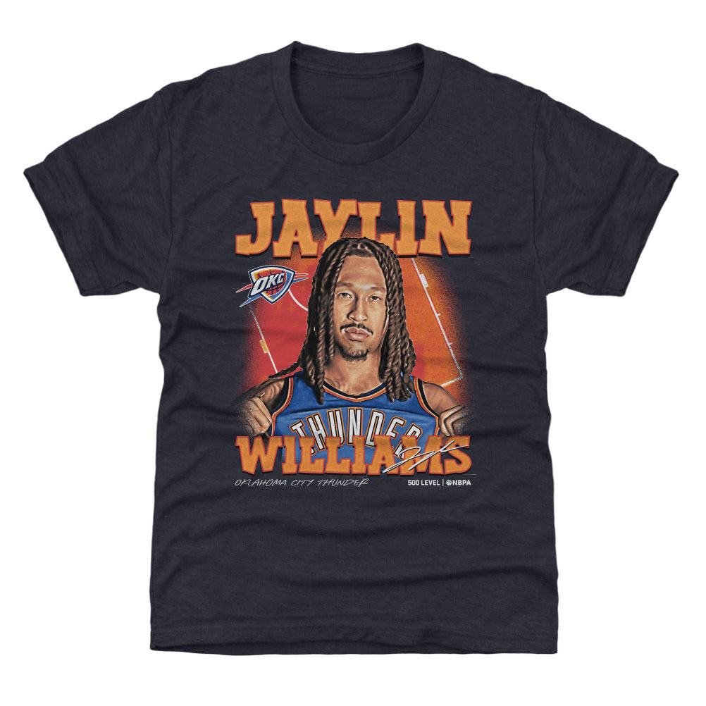 Jaylin Williams Oklahoma City Thunder Airbrush WHT product image 2