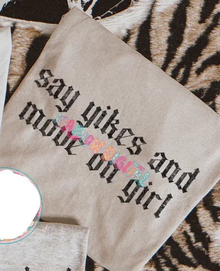 Say Yikes and Move On Girl Graphic Tee product image 1