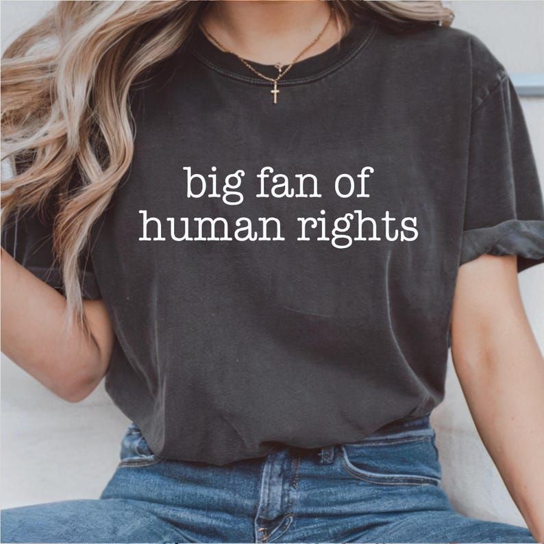 Big Fan of Human Rights Graphic Tee product image 1