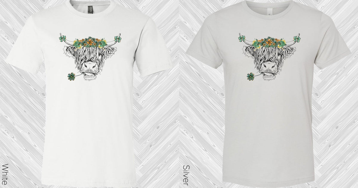St Patricks Day Cow Graphic Tee product image 2