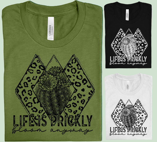 Life is Prickly Bloom Anyway Graphic Tee product image 2