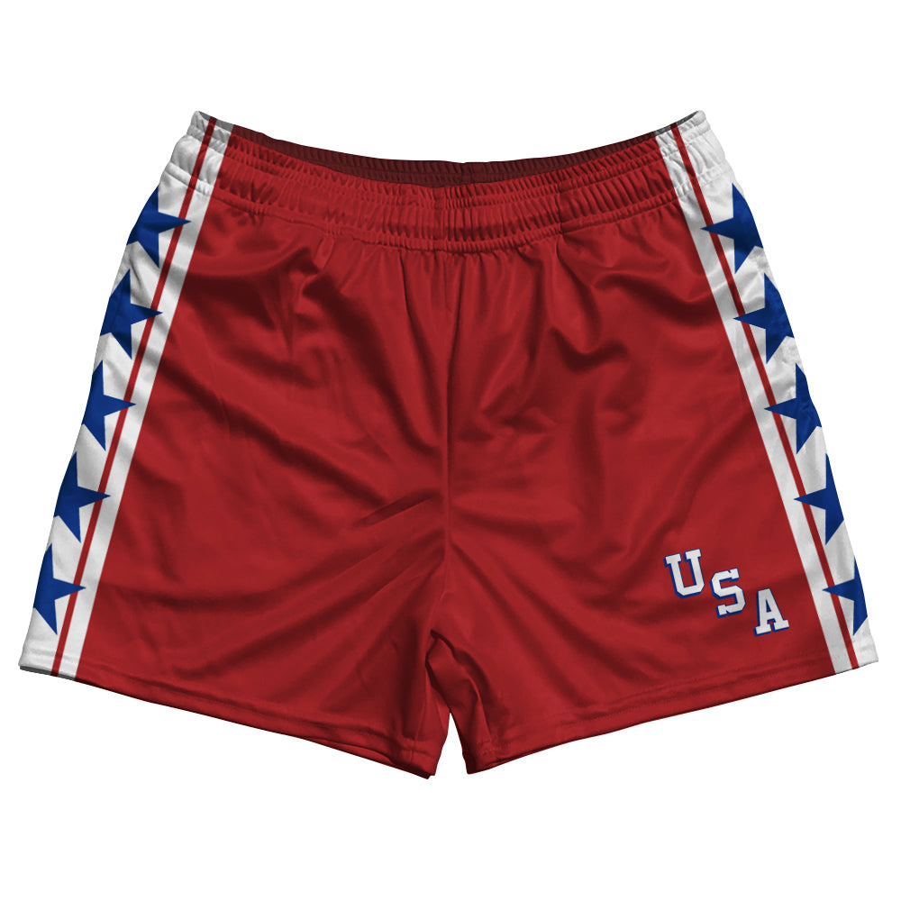 USA Miracle Red Rugby Shorts product image 1