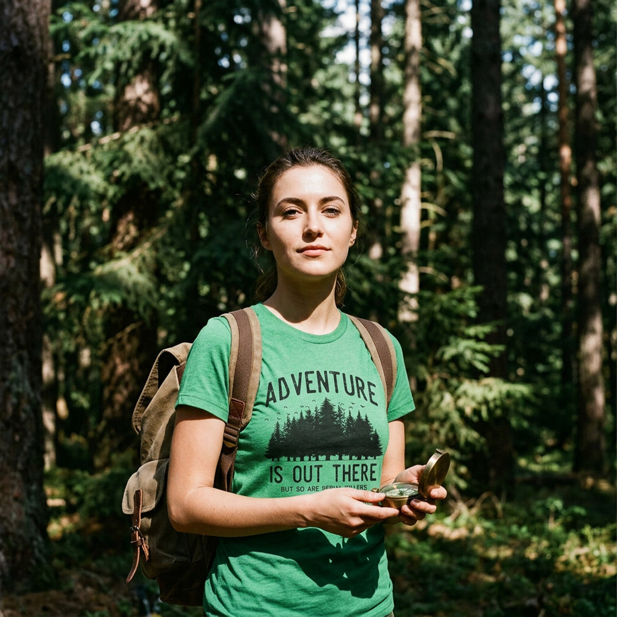 Adventure Is Out There But So Are Serial Killers Women's T product image 4