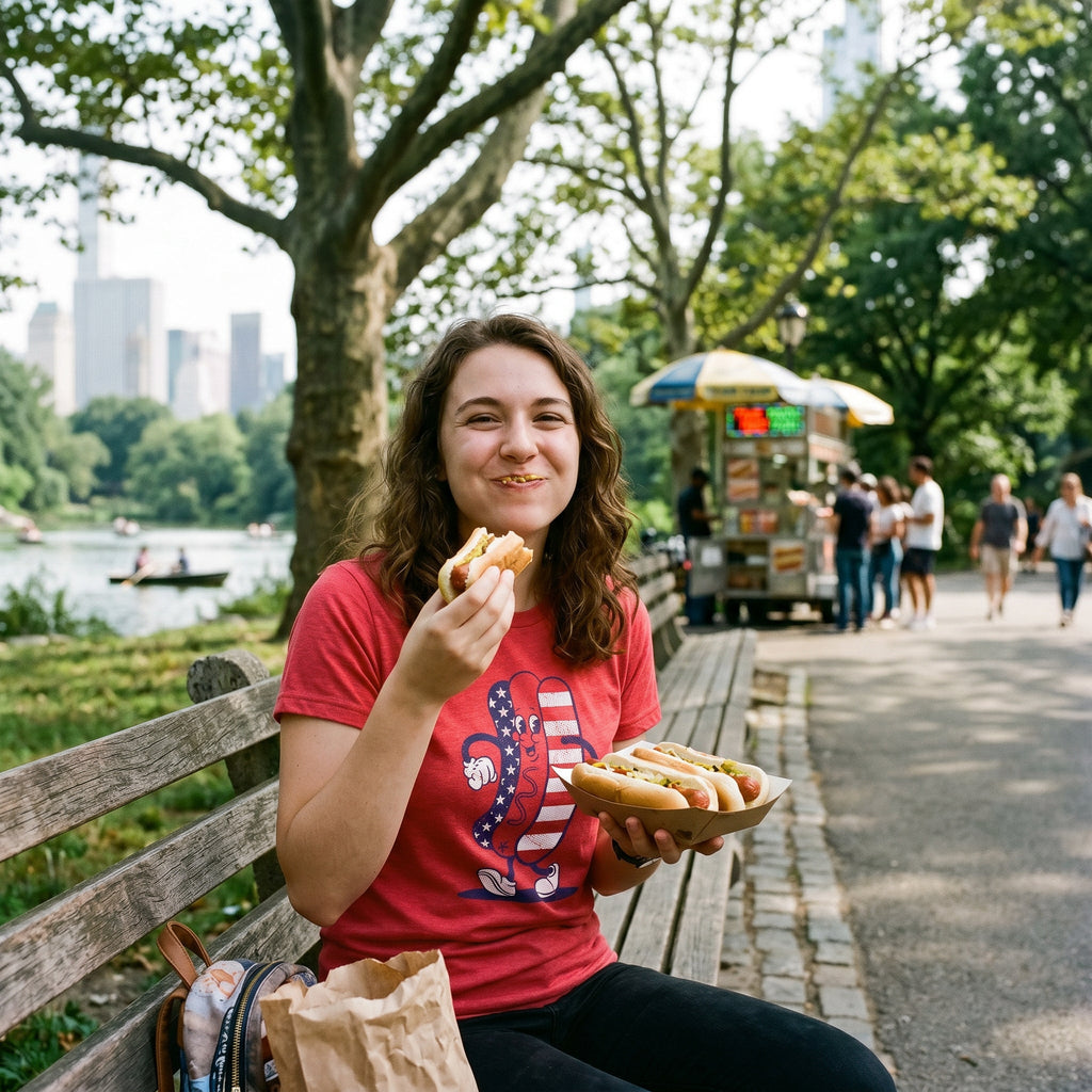 Fourth Of July Hotdog Women's T Shirt product image 2