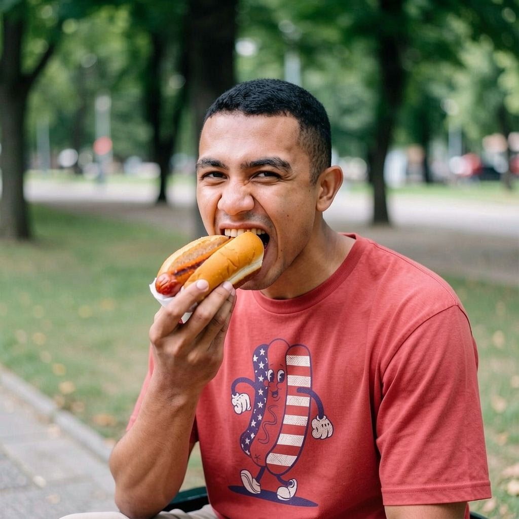 Fourth Of July Hotdog Men's T Shirt product image 2