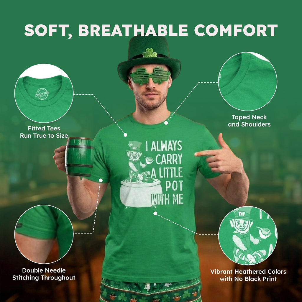 I Always Carry A Little Pot With Me Men's T Shirt product image 6