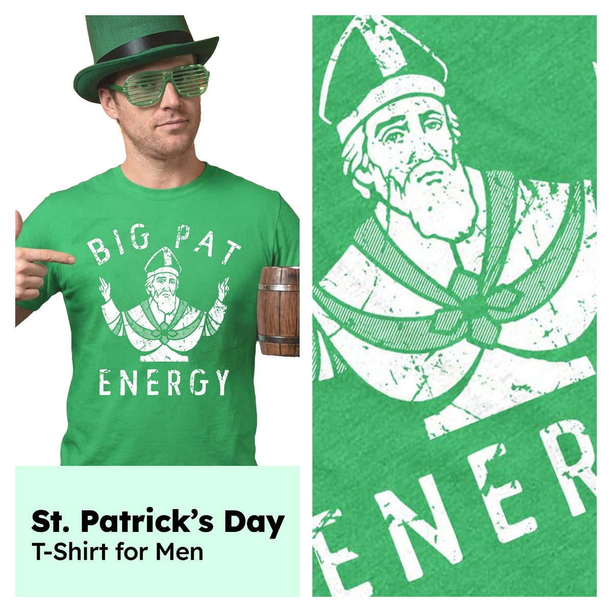 Big Pat Energy Men's T Shirt product image 2