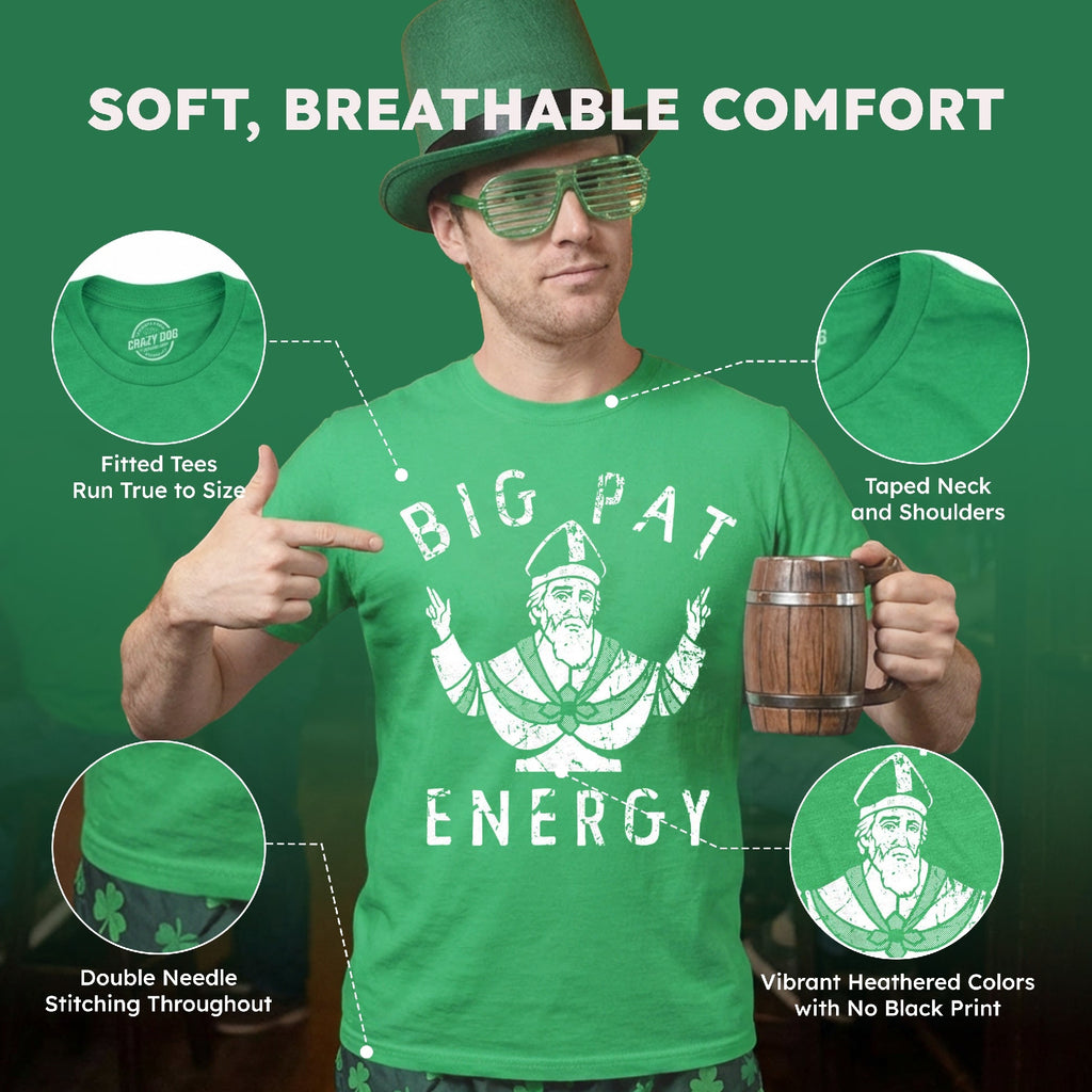 Big Pat Energy Men's T Shirt product image 5