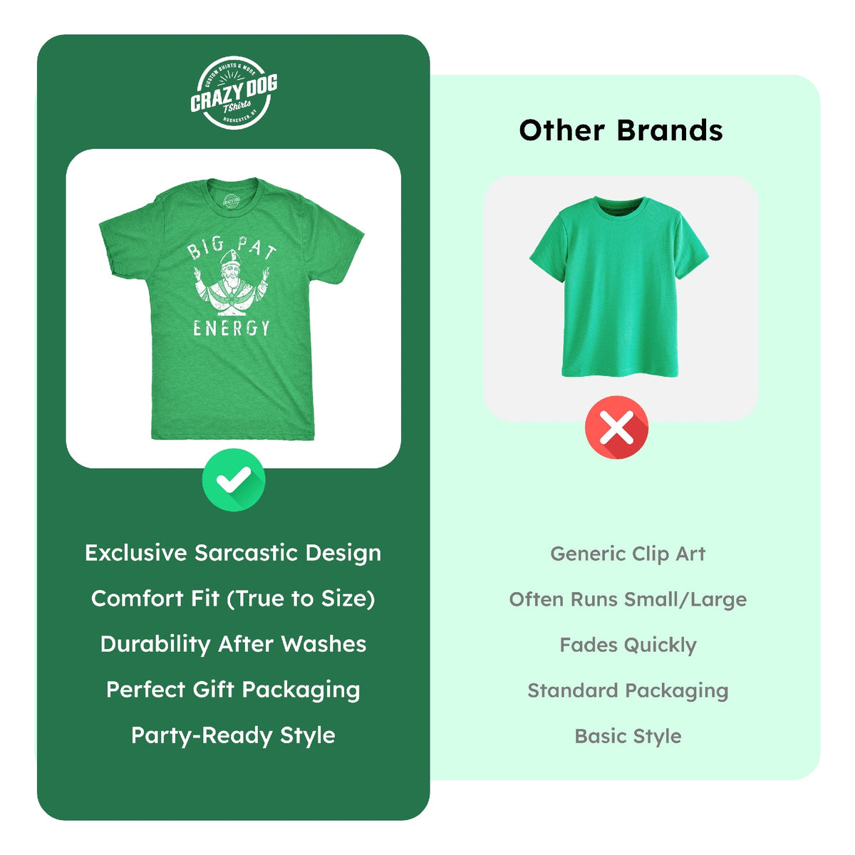 Big Pat Energy Men's T Shirt product image 6