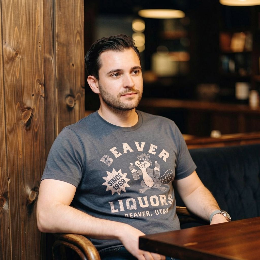 Beaver Liquors Men's T Shirt product image 2