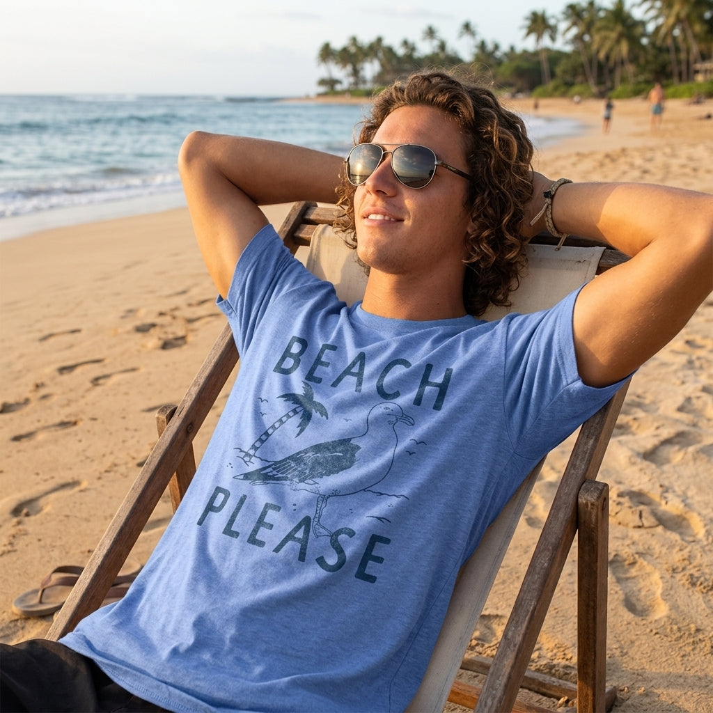Beach Please Men's T Shirt product image 2