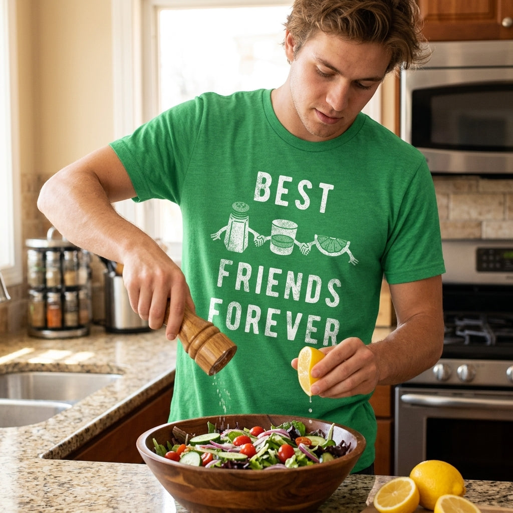Best Friends Forever Tequila Lime Salt Men's T Shirt product image 2