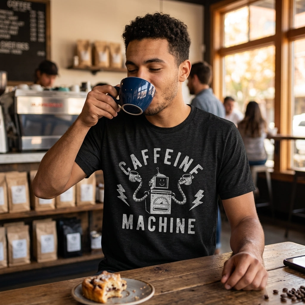 Caffeine Machine Men's T Shirt product image 2