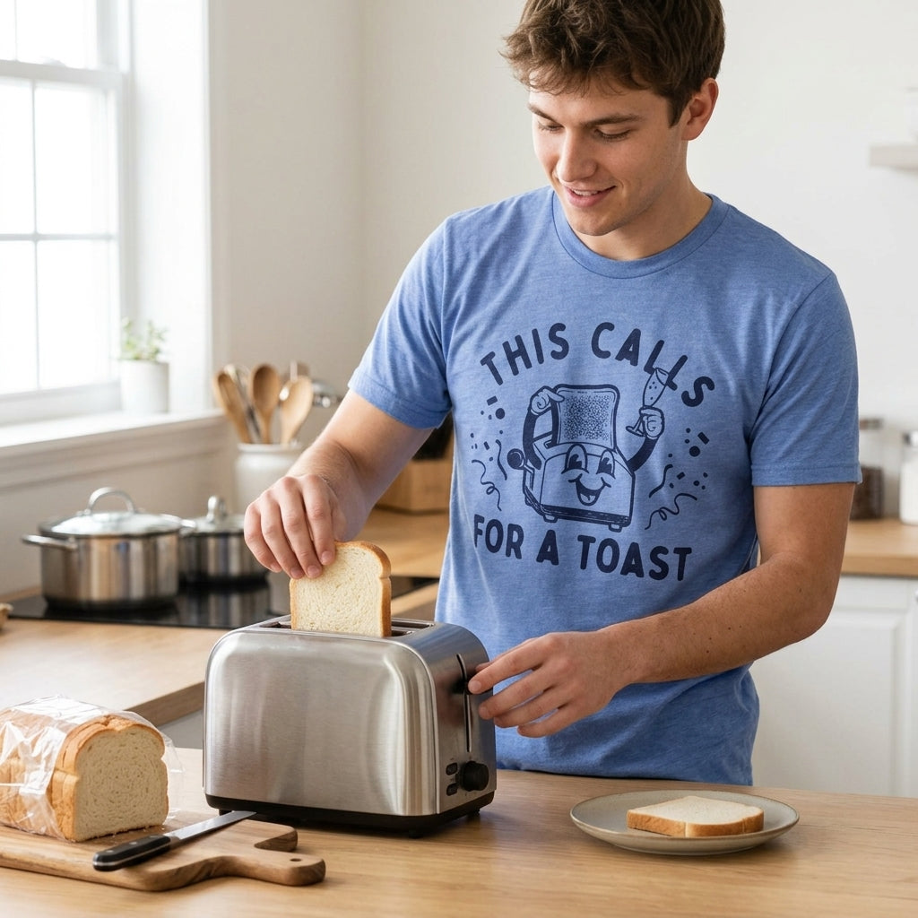 This Calls For A Toast Men's T Shirt product image 2