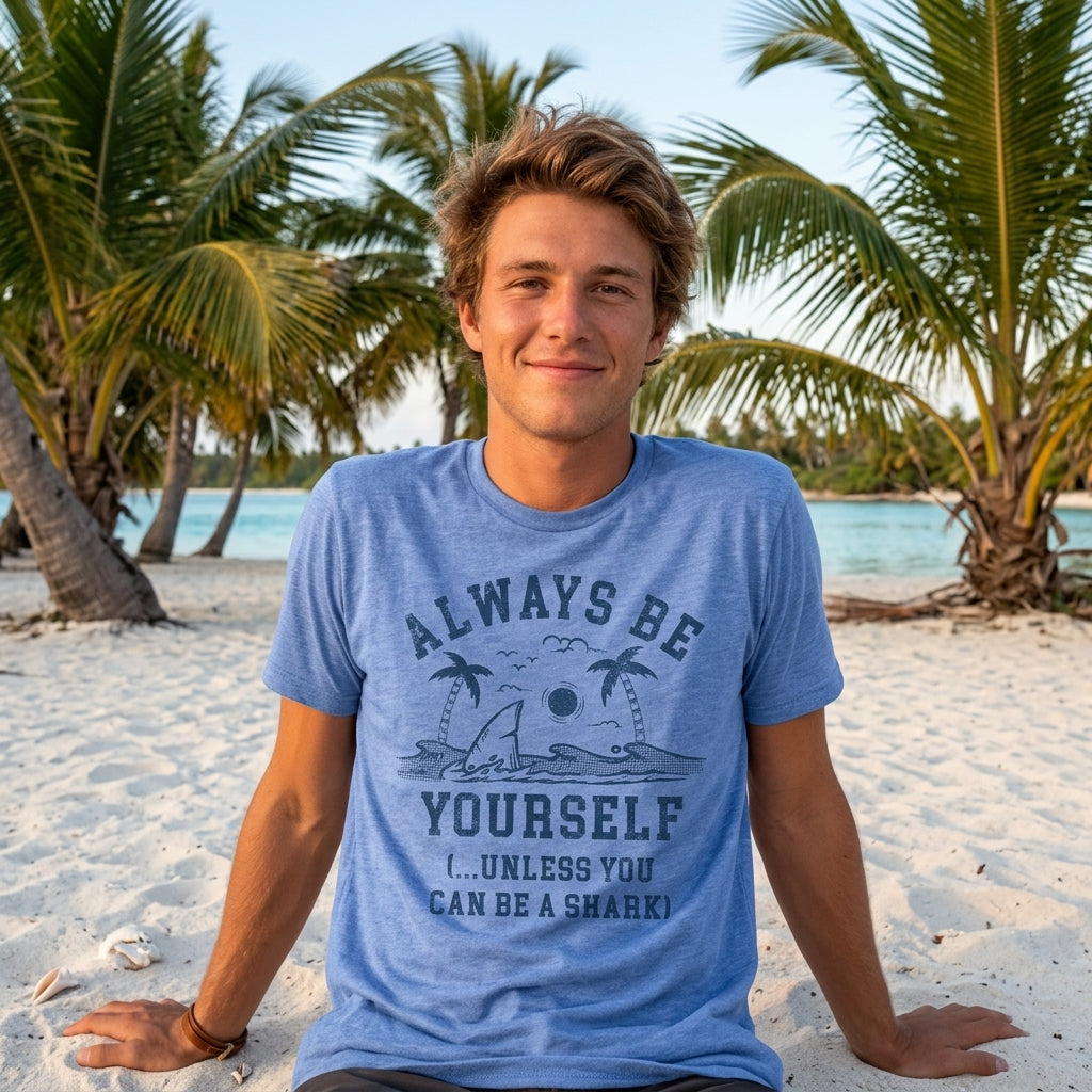 Always Be Yourself Unless You Can Be A Shark Men's T Shirt product image 2