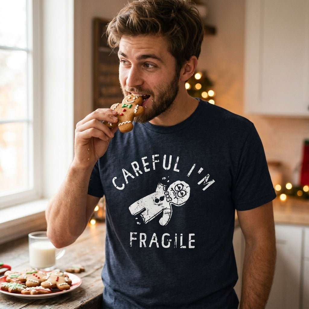 Careful Im Fragile Men's T Shirt product image 2