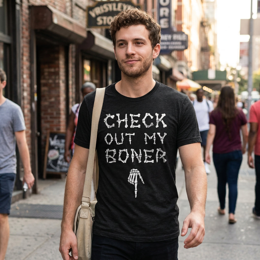 Check Out My Boner Men's T Shirt product image 2