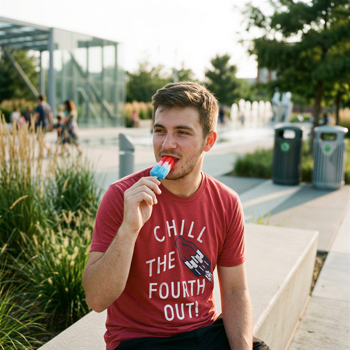 Chill The Fourth Out Men's T Shirt product image 4