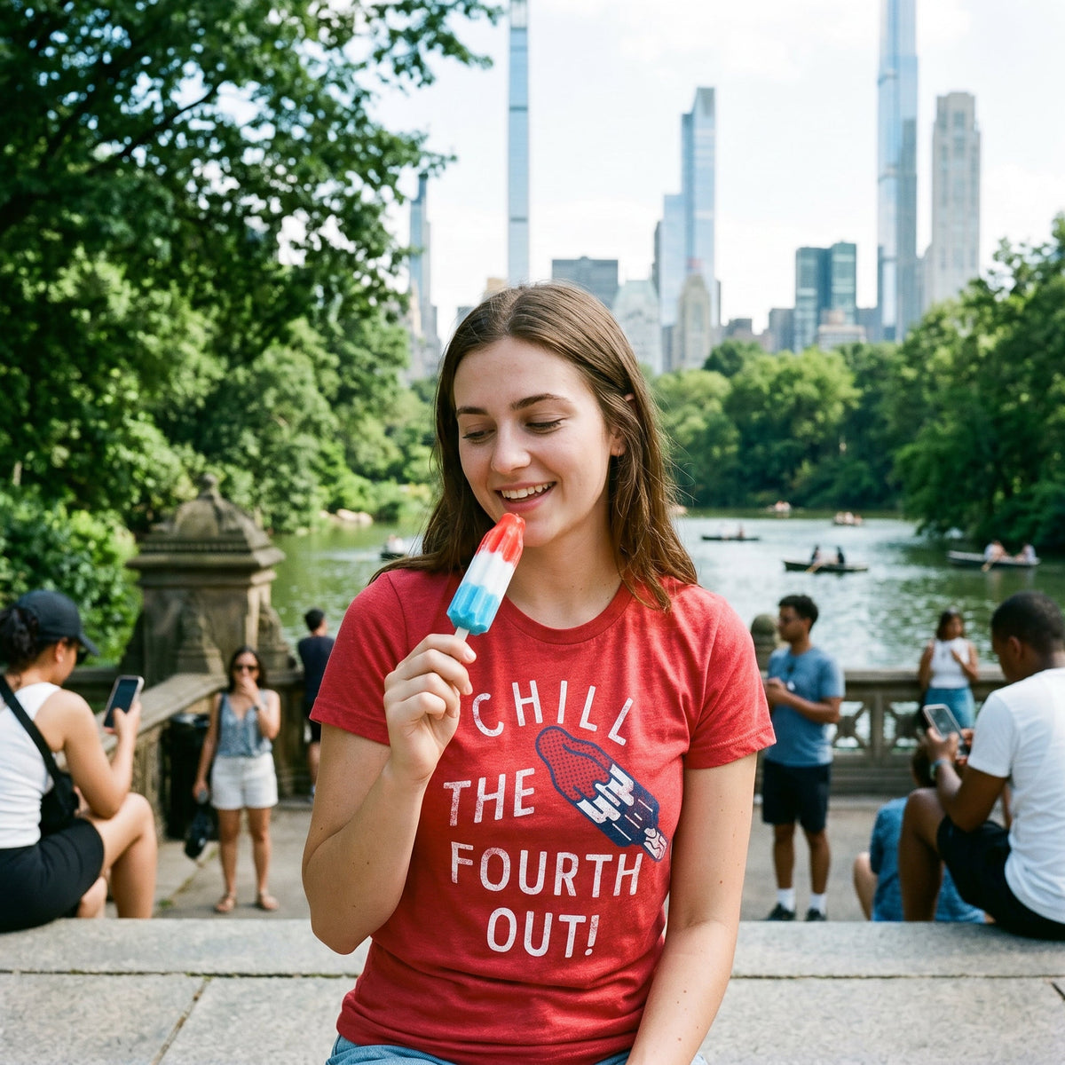 Chill The Fourth Out Women's T Shirt product image 5