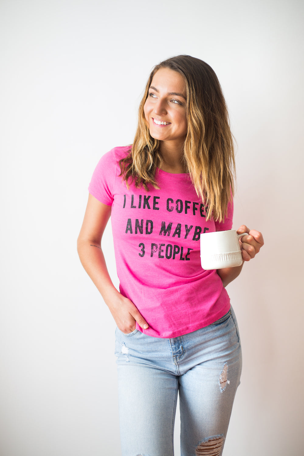 I Like Coffee And Maybe 3 People Women's T Shirt product image 6