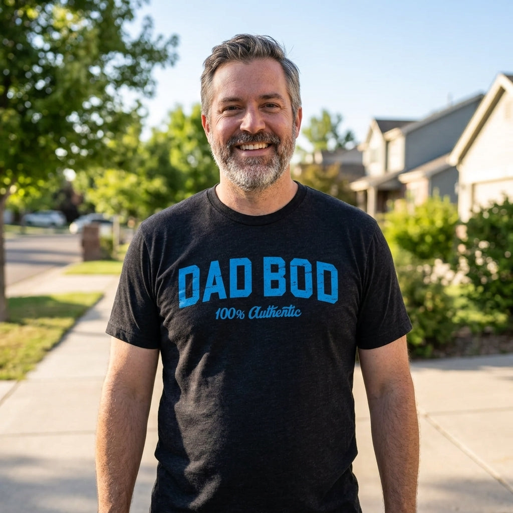 Dad Bod 100 Percent Authentic Men's T Shirt product image 4