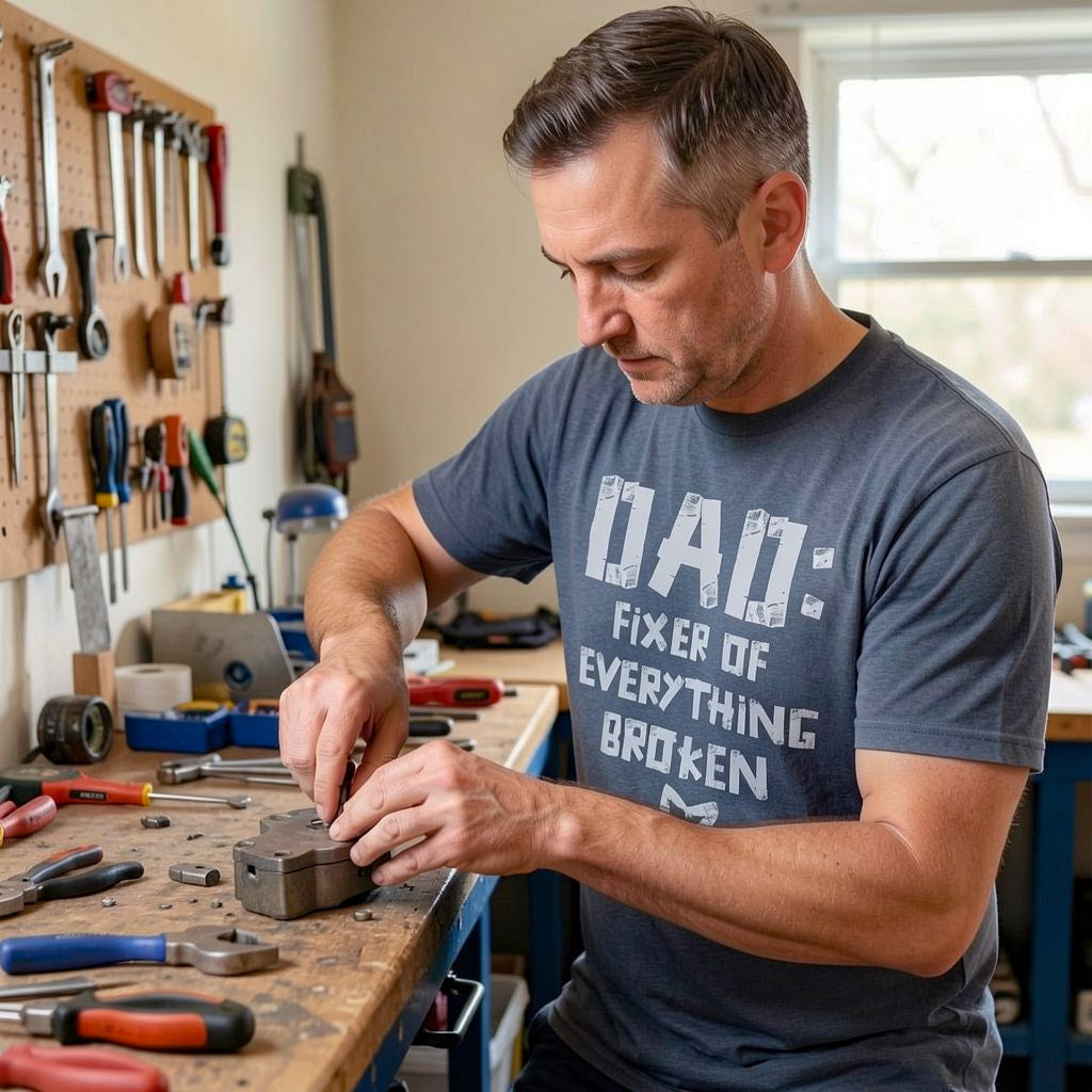 Dad Fixer Of Everything Broken Men's T Shirt product image 2