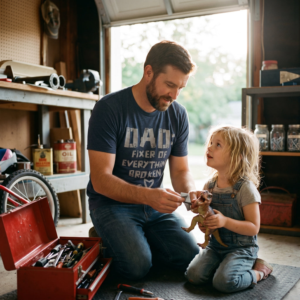 Dad Fixer Of Everything Broken Men's T Shirt product image 4