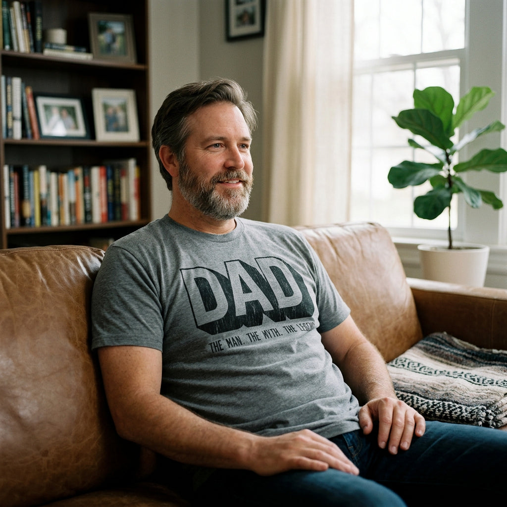 Dad The Man Myth Legend Men's T Shirt product image 2