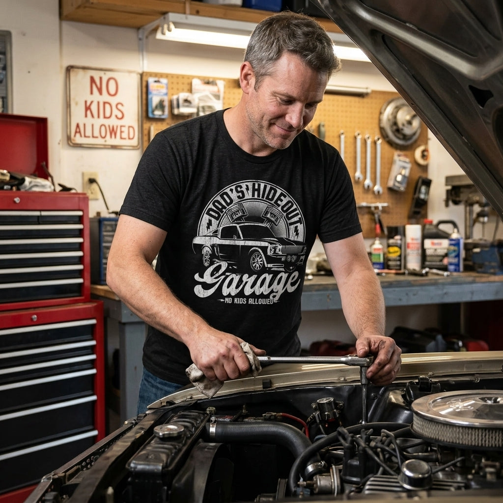 Dads Hideout Garage Men's T Shirt product image 2