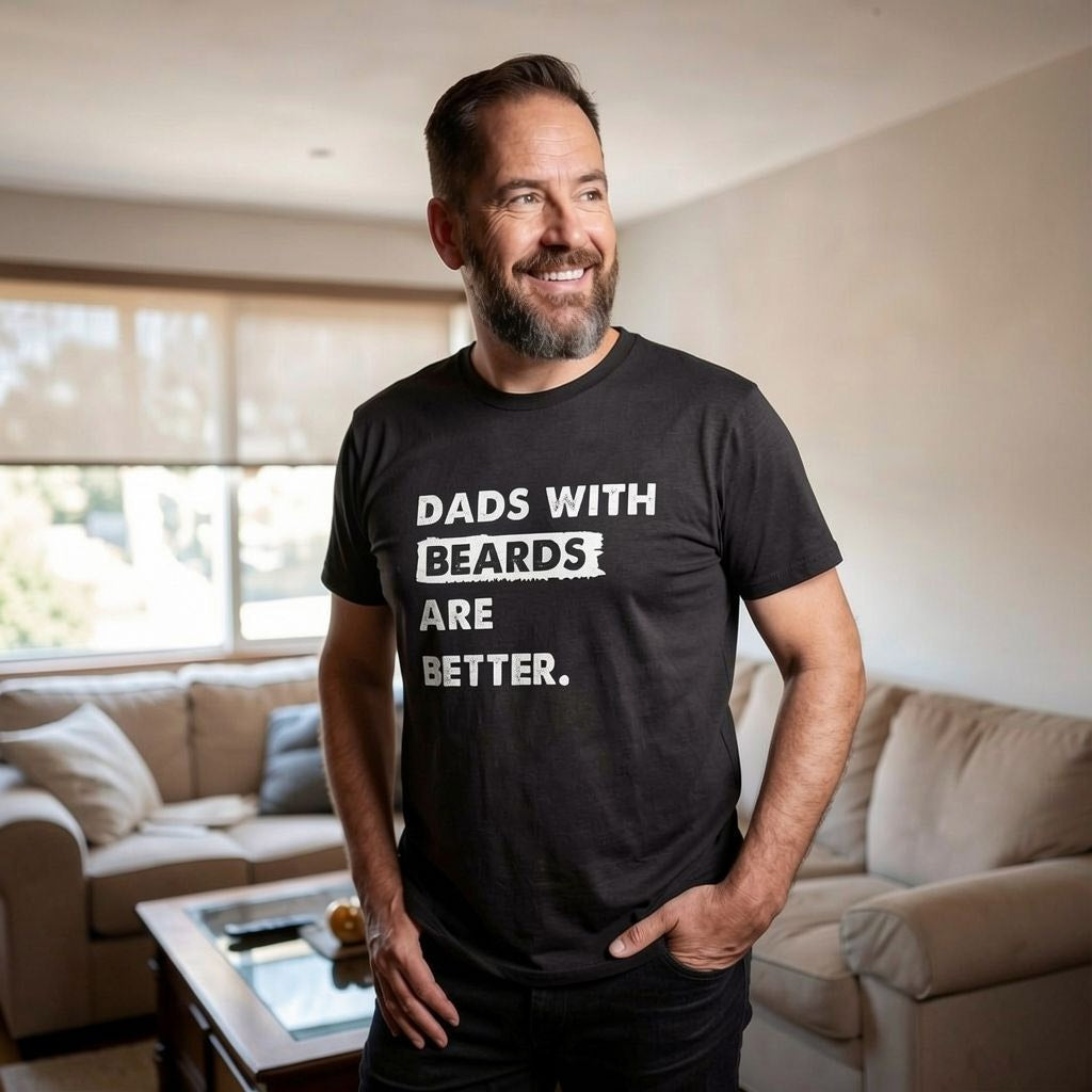 Dads With Beards Are Better Men's T Shirt product image 2