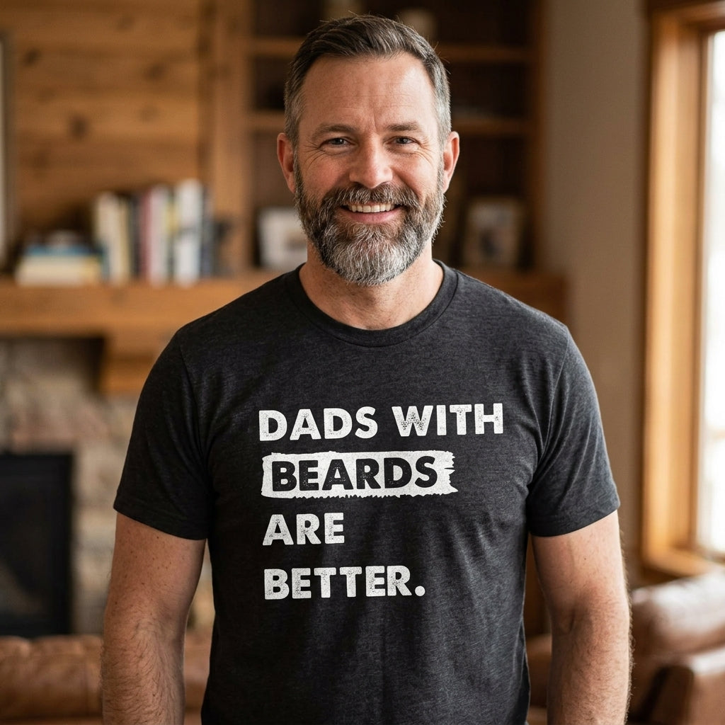 Dads With Beards Are Better Men's T Shirt product image 4