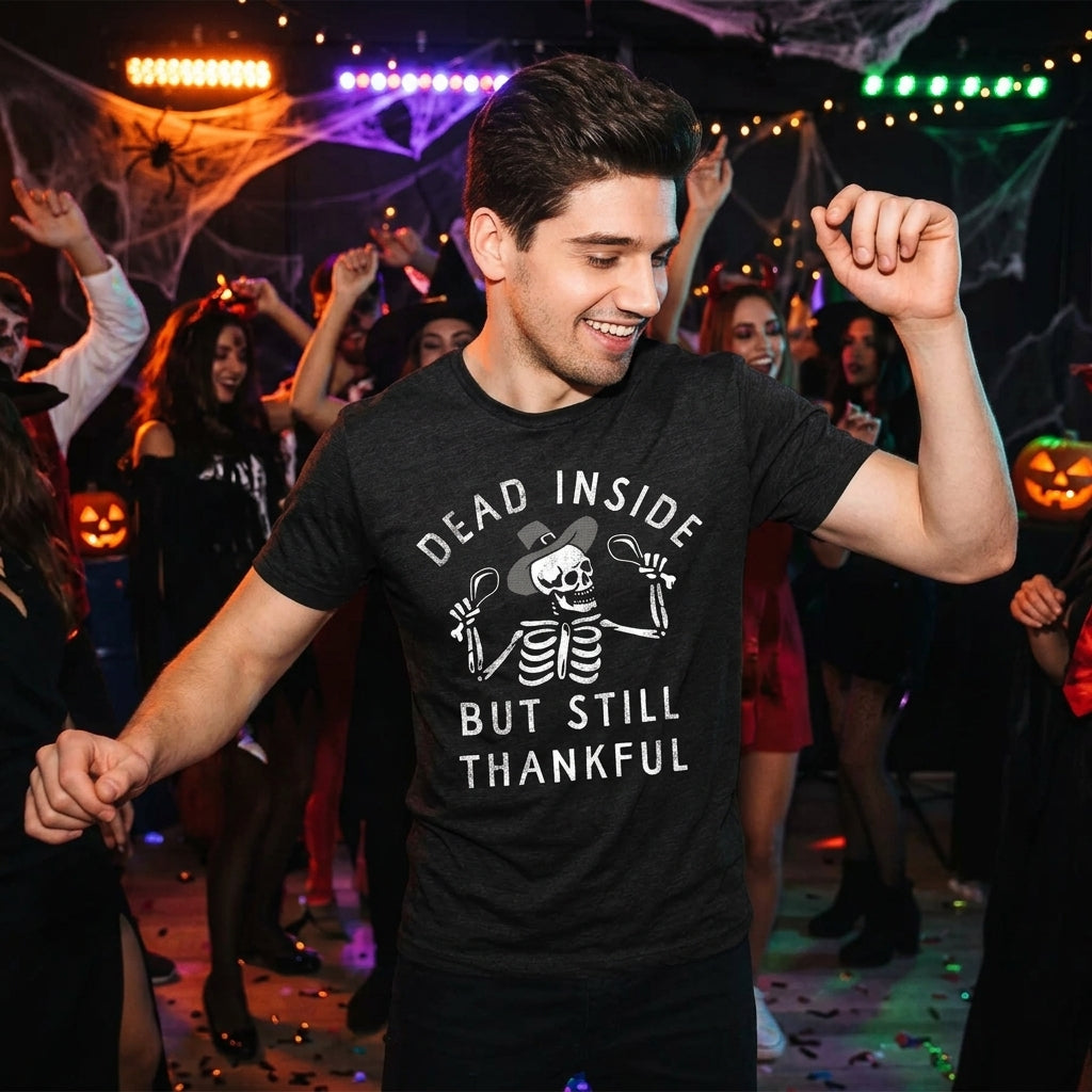 Dead Inside But Still Thankful Men's T Shirt product image 2