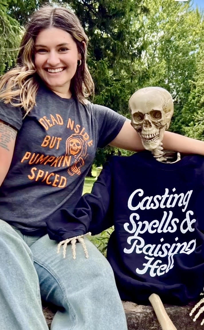Dead Inside But Pumpkin Spiced Women's T Shirt product image 2