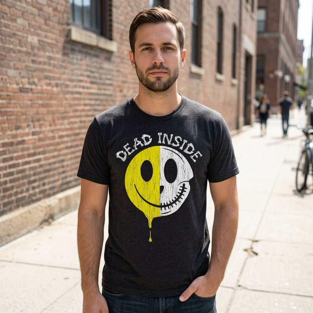 Dead Inside Smile Men's T Shirt product image 2