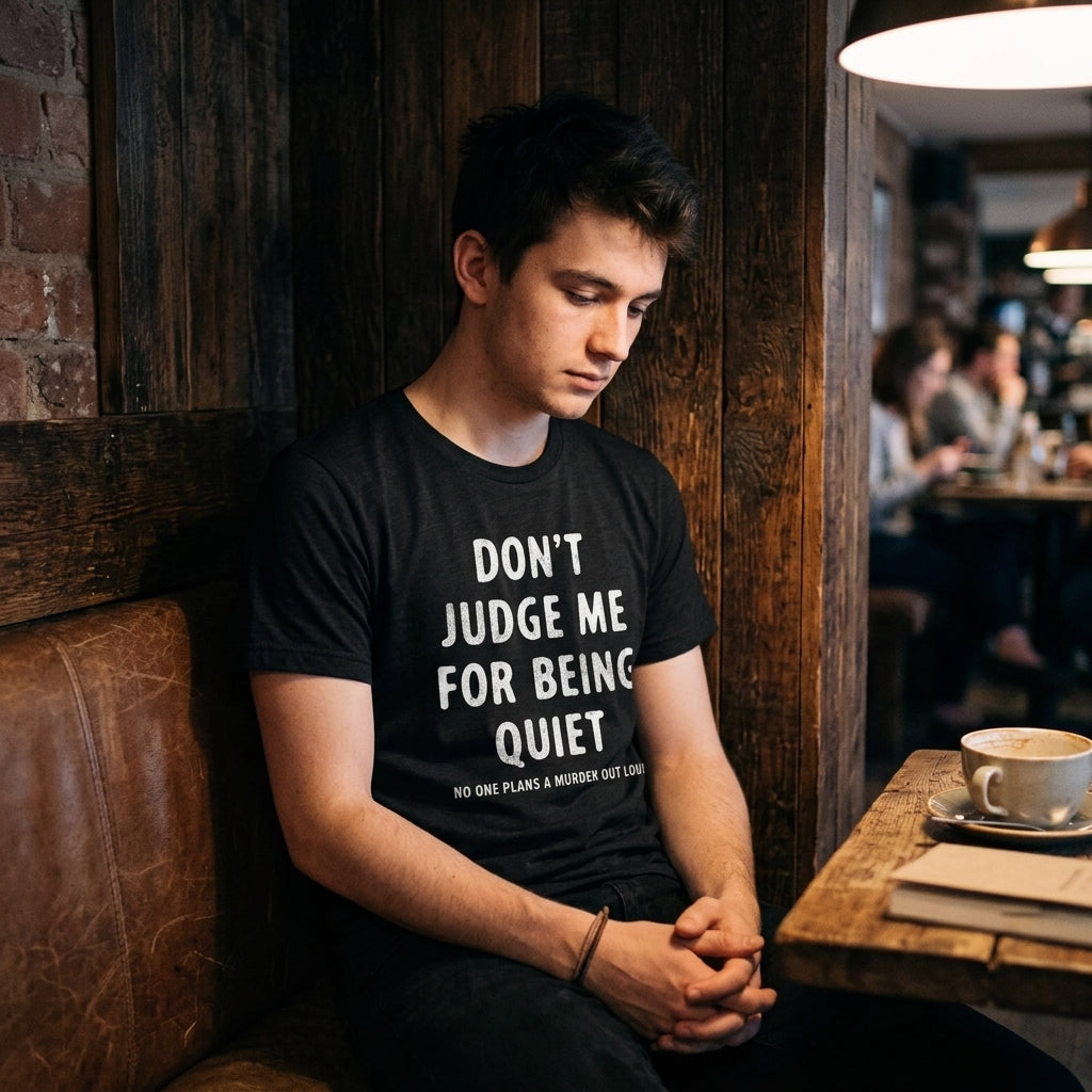 Dont Judge Me For Being Quiet Men's T Shirt product image 2