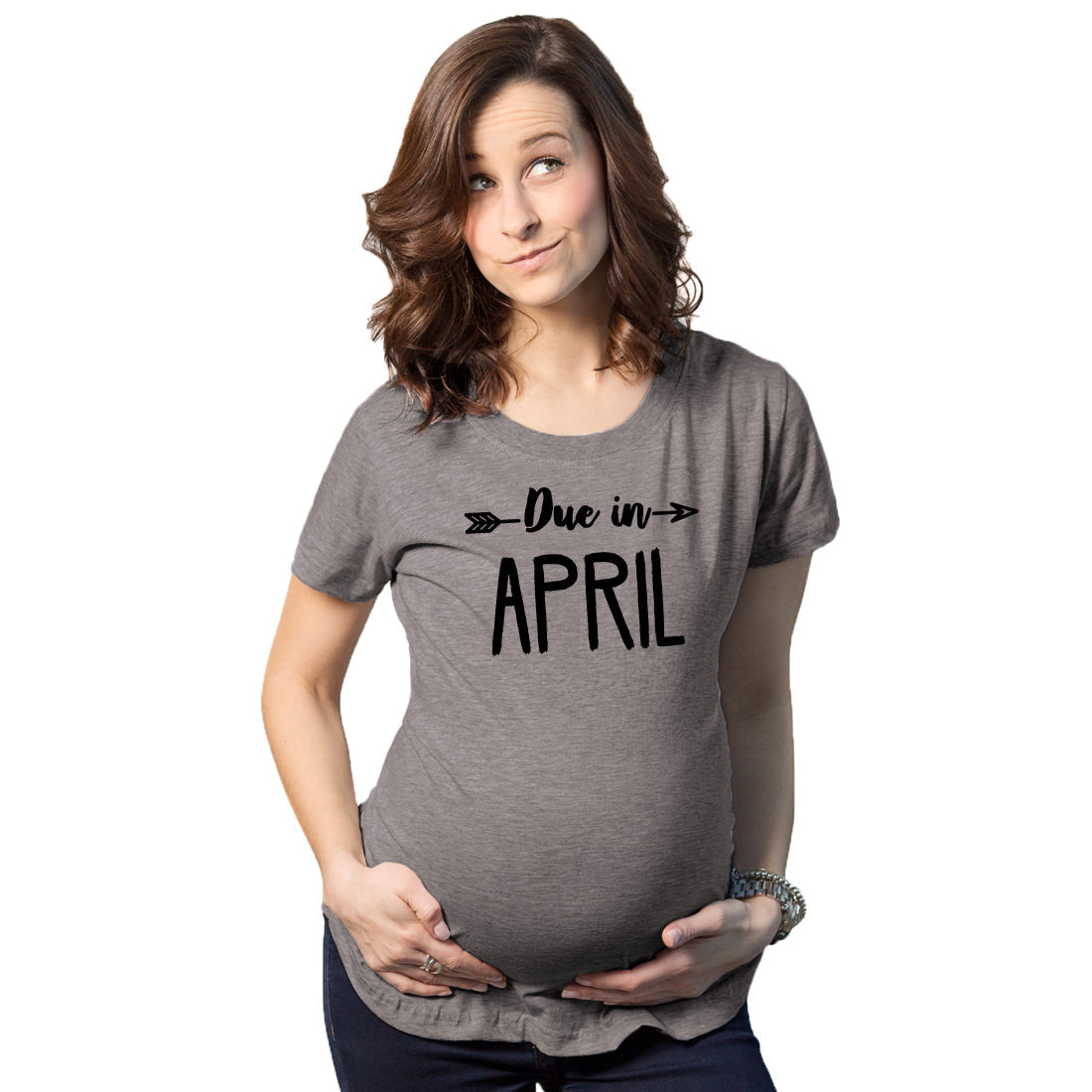 Due In Announcement Maternity T Shirt product image 15