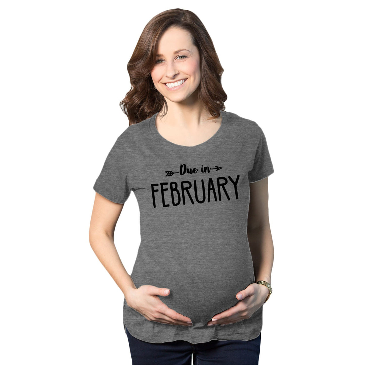 Due In Announcement Maternity T Shirt product image 5