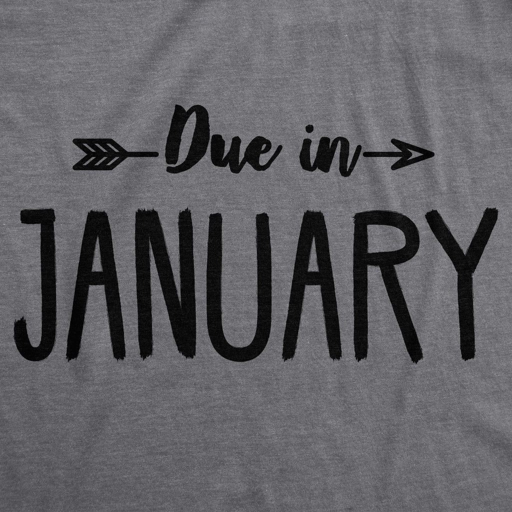 Due In Announcement Maternity T Shirt product image 3