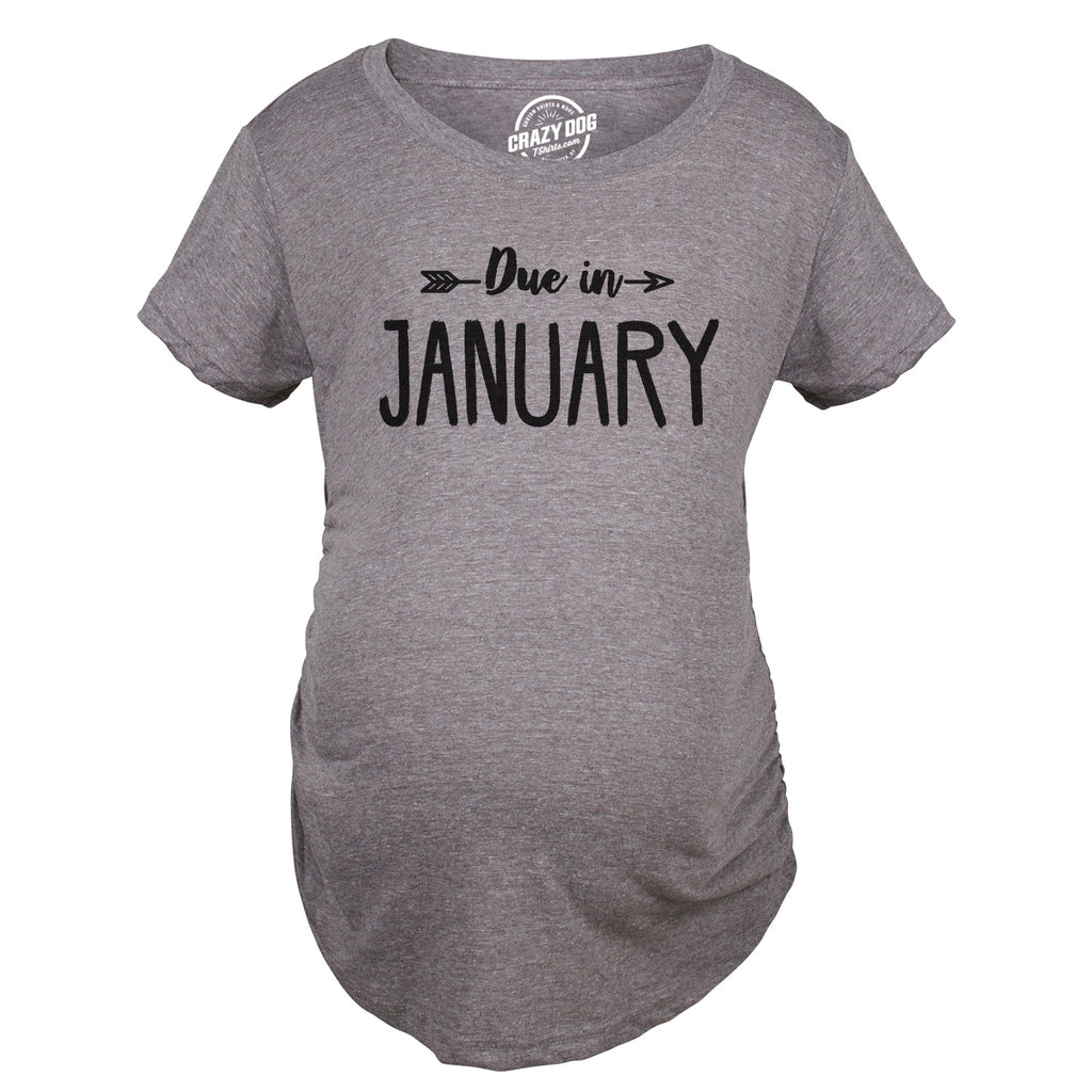 Due In Announcement Maternity T Shirt product image 2