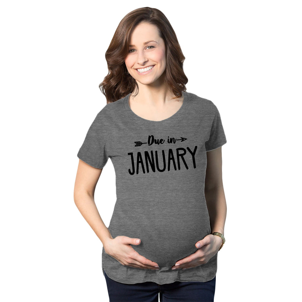 Due In Announcement Maternity T Shirt product image 1