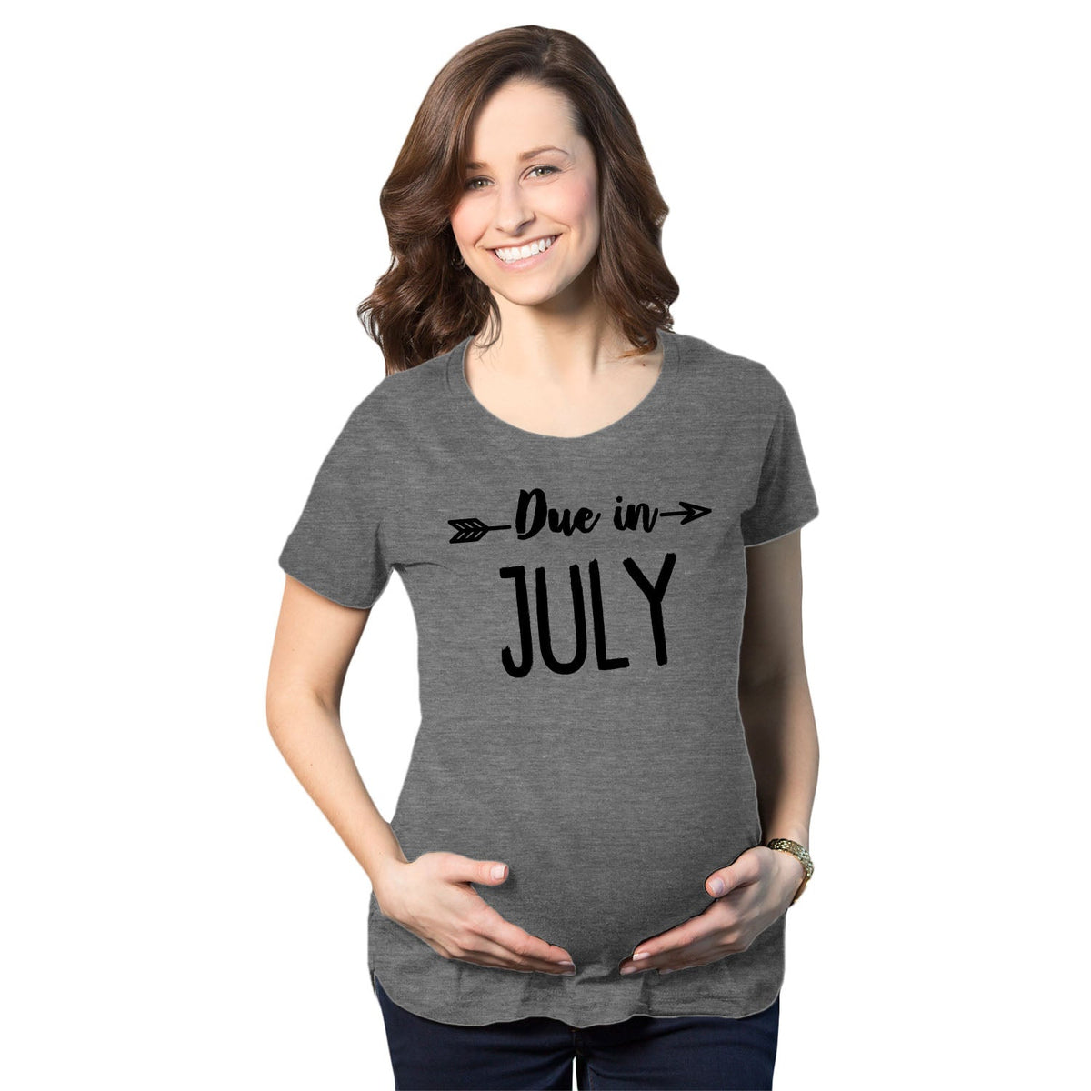 Due In Announcement Maternity T Shirt product image 8