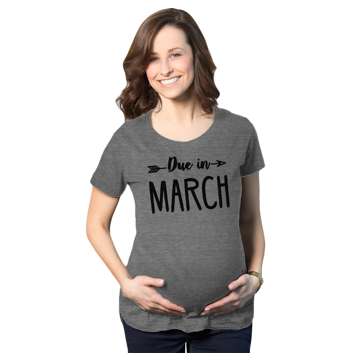 Due In Announcement Maternity T Shirt product image 6
