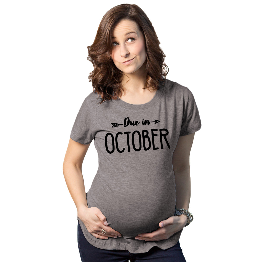 Due In Announcement Maternity T Shirt product image 11