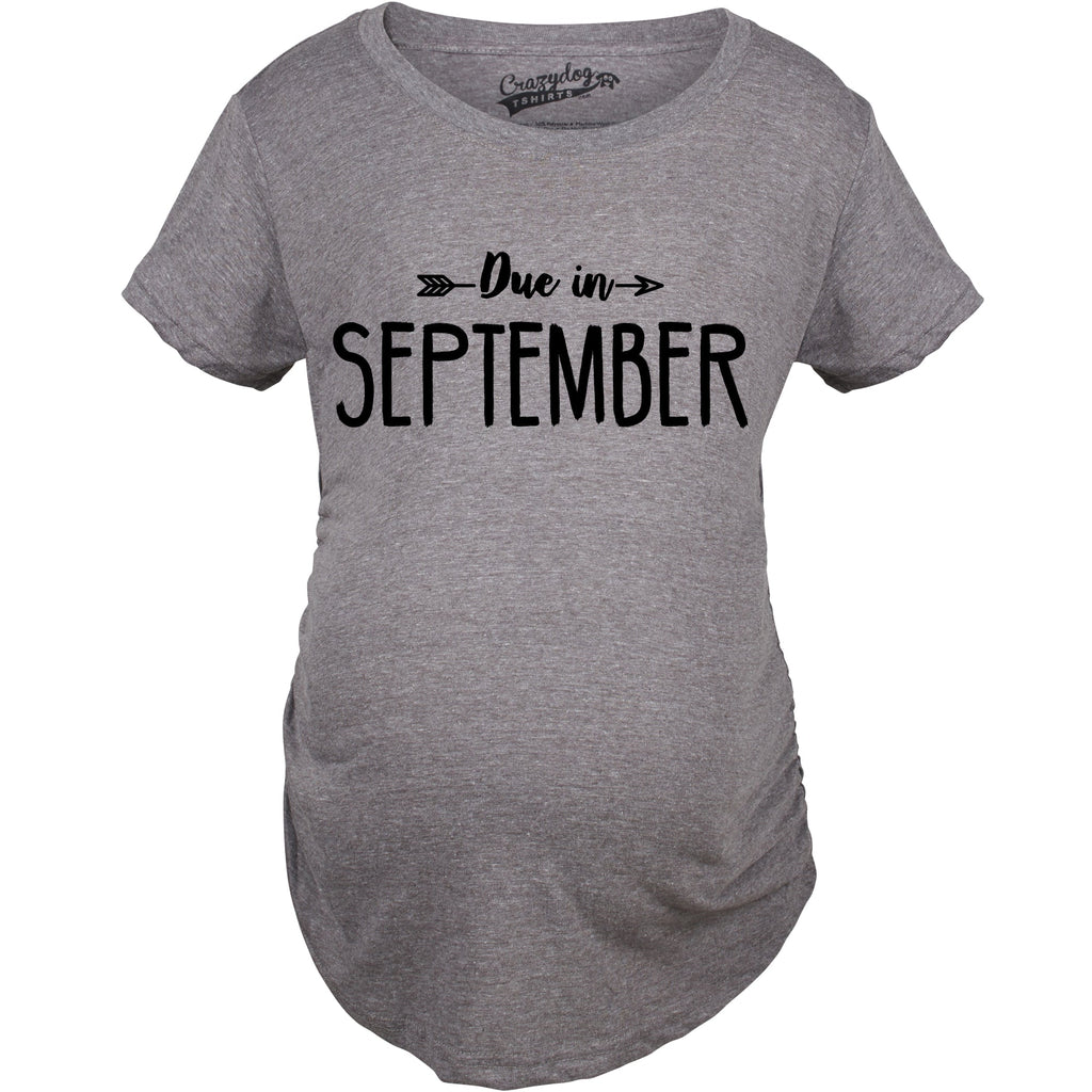 Due In Announcement Maternity T Shirt product image 10