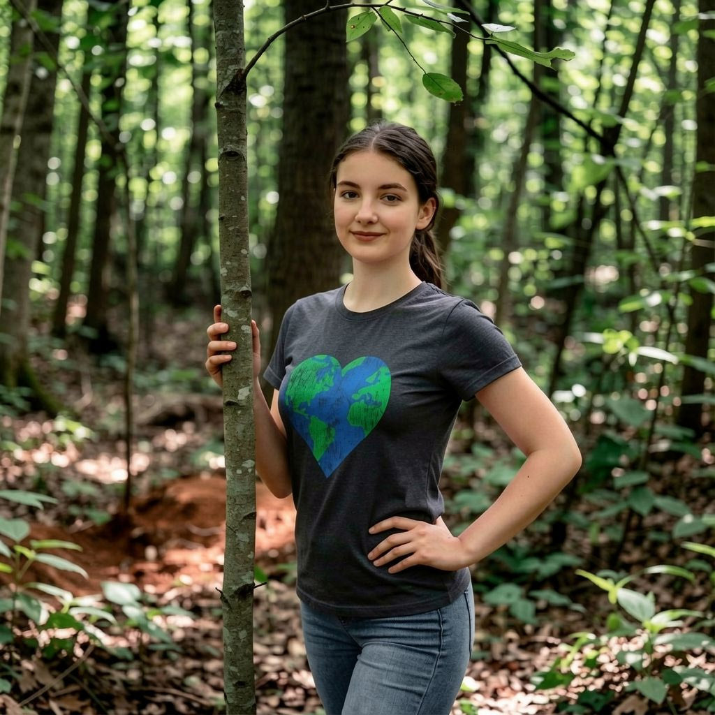 Earth Heart Women's T Shirt product image 2