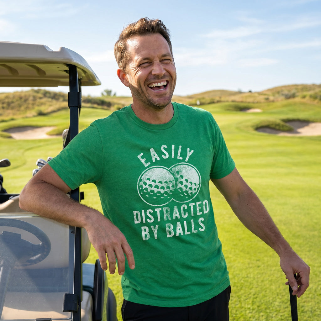 Easily Distracted By Balls Men's T Shirt product image 2